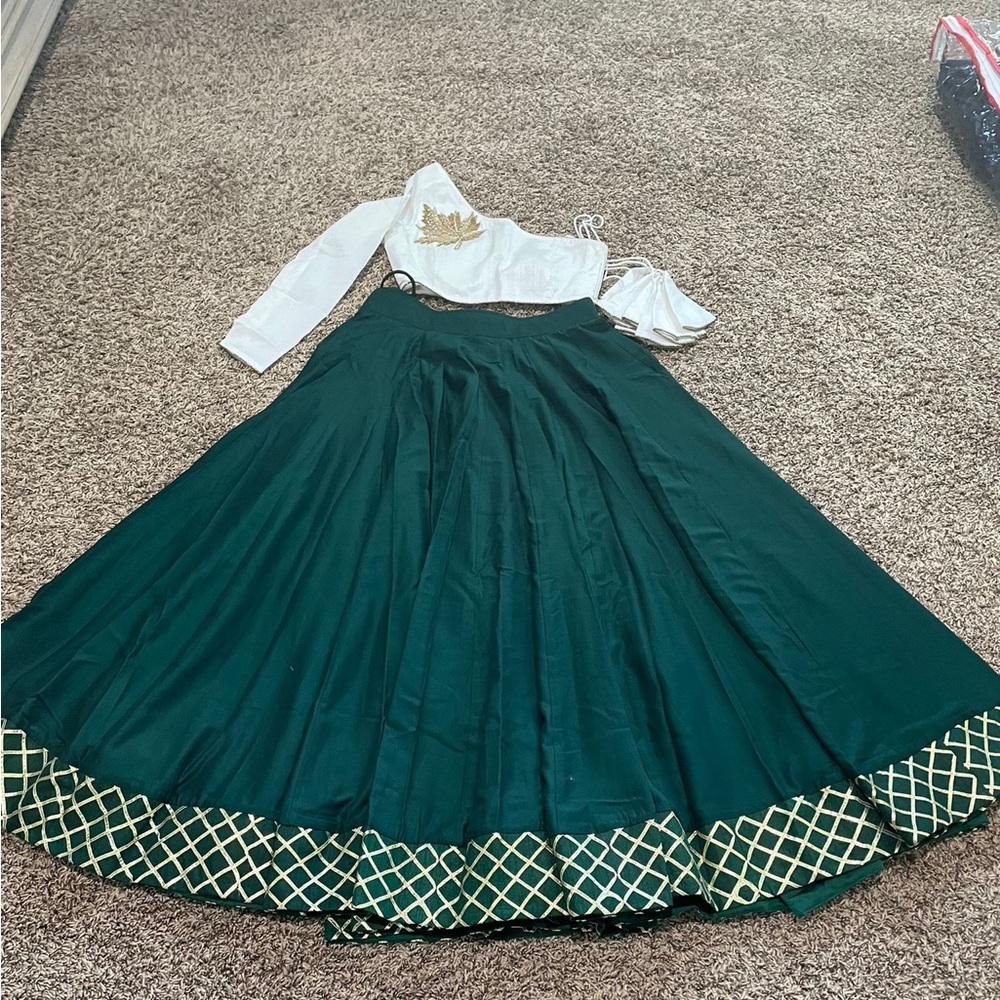 Silk indian chaniya choli lehenga